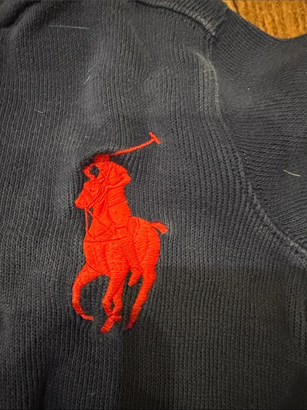 Polo by Ralph Lauren Navy Half-Zip Sweatshirt, size 4T